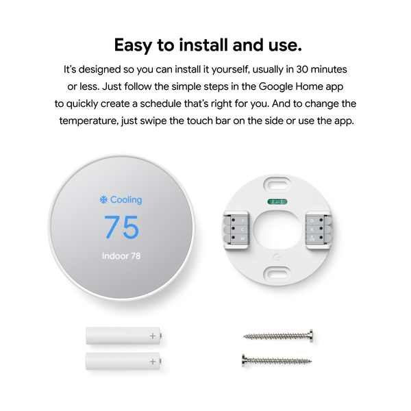 Nest Thermostat, Fog with Smart Savers