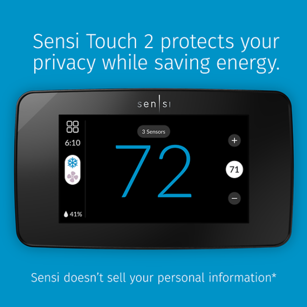 Sensi Touch 2, Black with Smart Savers