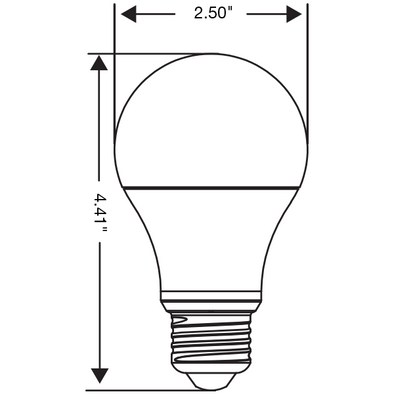 Simply Conserve: A19, 13W, 2700K (4-pk)