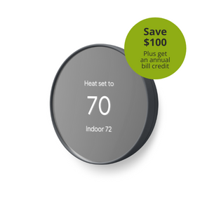 Nest Thermostat, Charcoal with Smart Savers