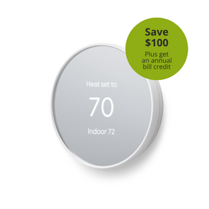 Nest Thermostat, Snow with Smart Savers