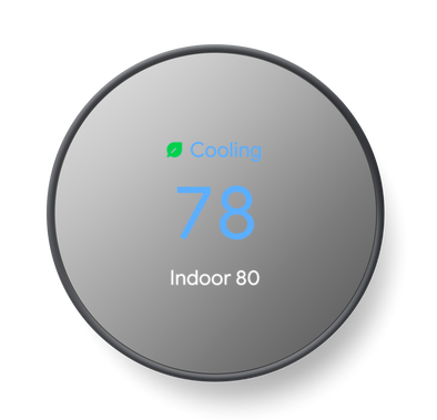 Nest Thermostat, Charcoal