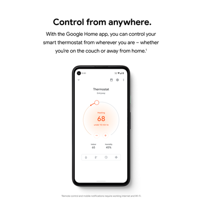 Nest Thermostat, Snow