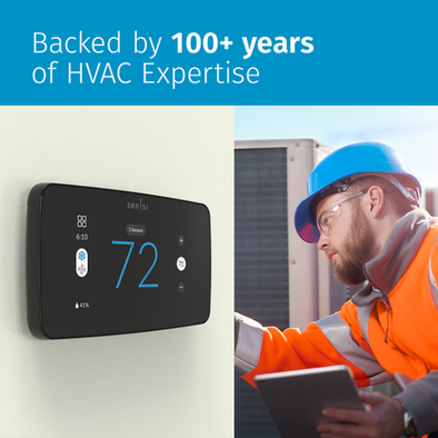 Sensi Touch 2 Smart Thermostat, Black
