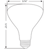 Simply Conserve: BR30, 8W, 2700K (4-pk)