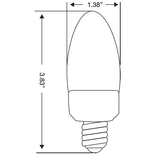 Simply Conserve: Clear Candelabra (4-pk)