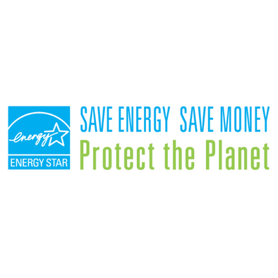 Blue ENERGY STAR logo. Text reads Save Energy Save Money Protect the Planet.