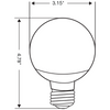 Simply Conserve: Globe, 6W, 2700K (4-pk)