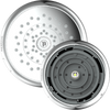 The showerhead with the removable cover detached