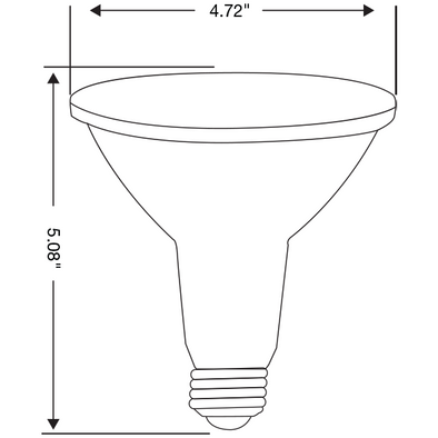 Simply Conserve: PAR38, 15W, 2700K (2-pk)